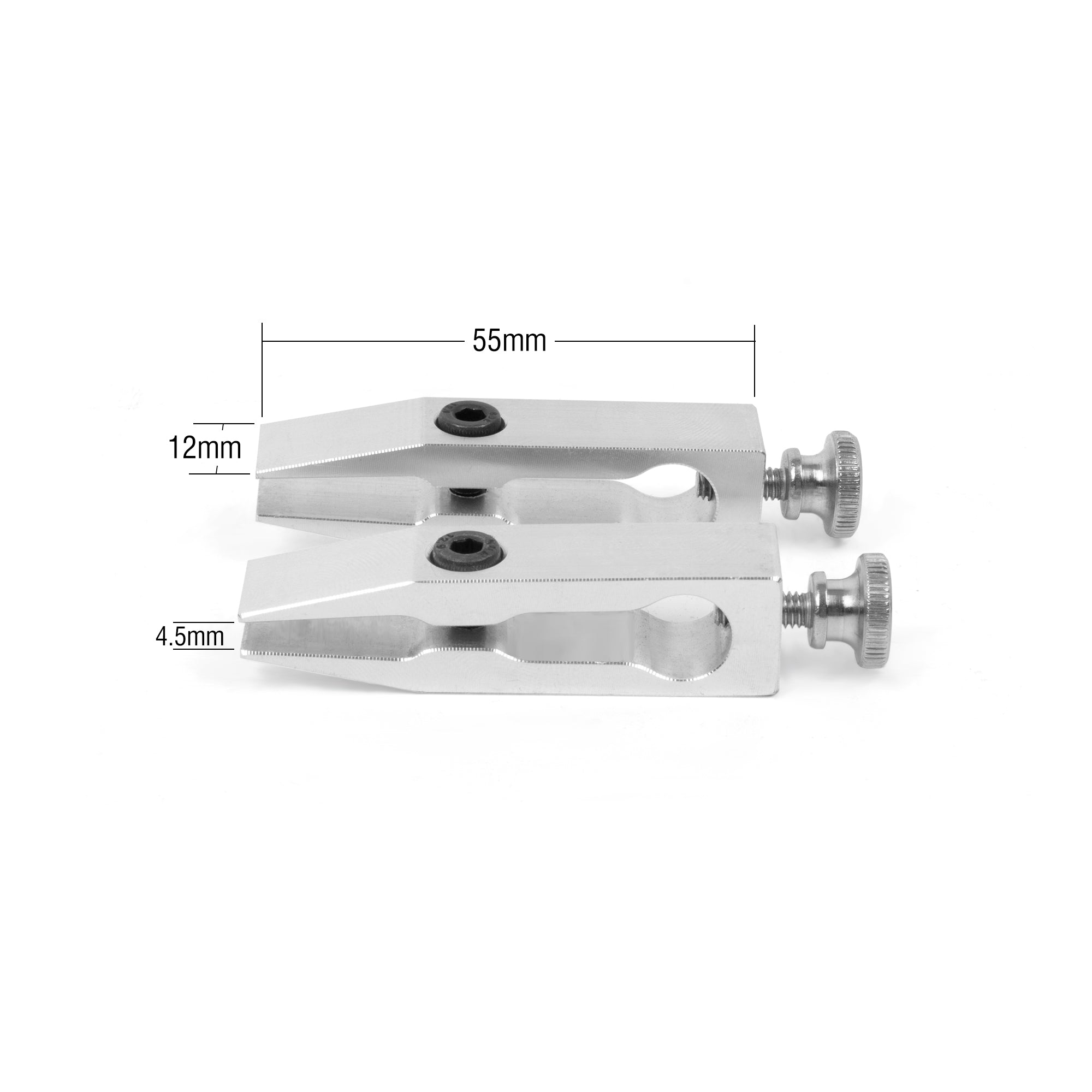 Whole Milled Standard clamps 55MM (small) Max. spine thickness - 4.5 mm
