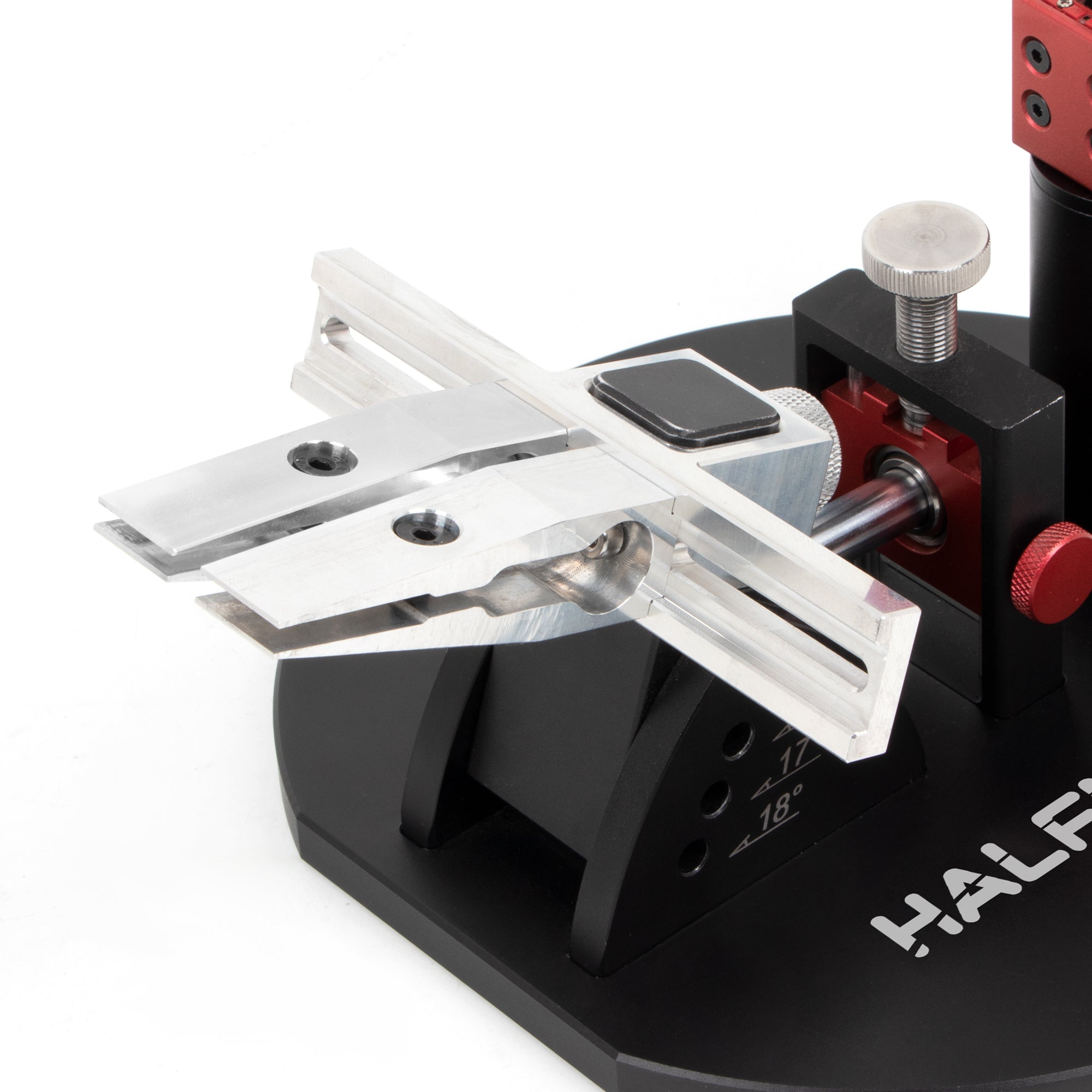 Whole Milled Thin Knife Clamp, Max. spine thickness — 3.5mm, (2-in-1 Function: Center & Side Mounting)