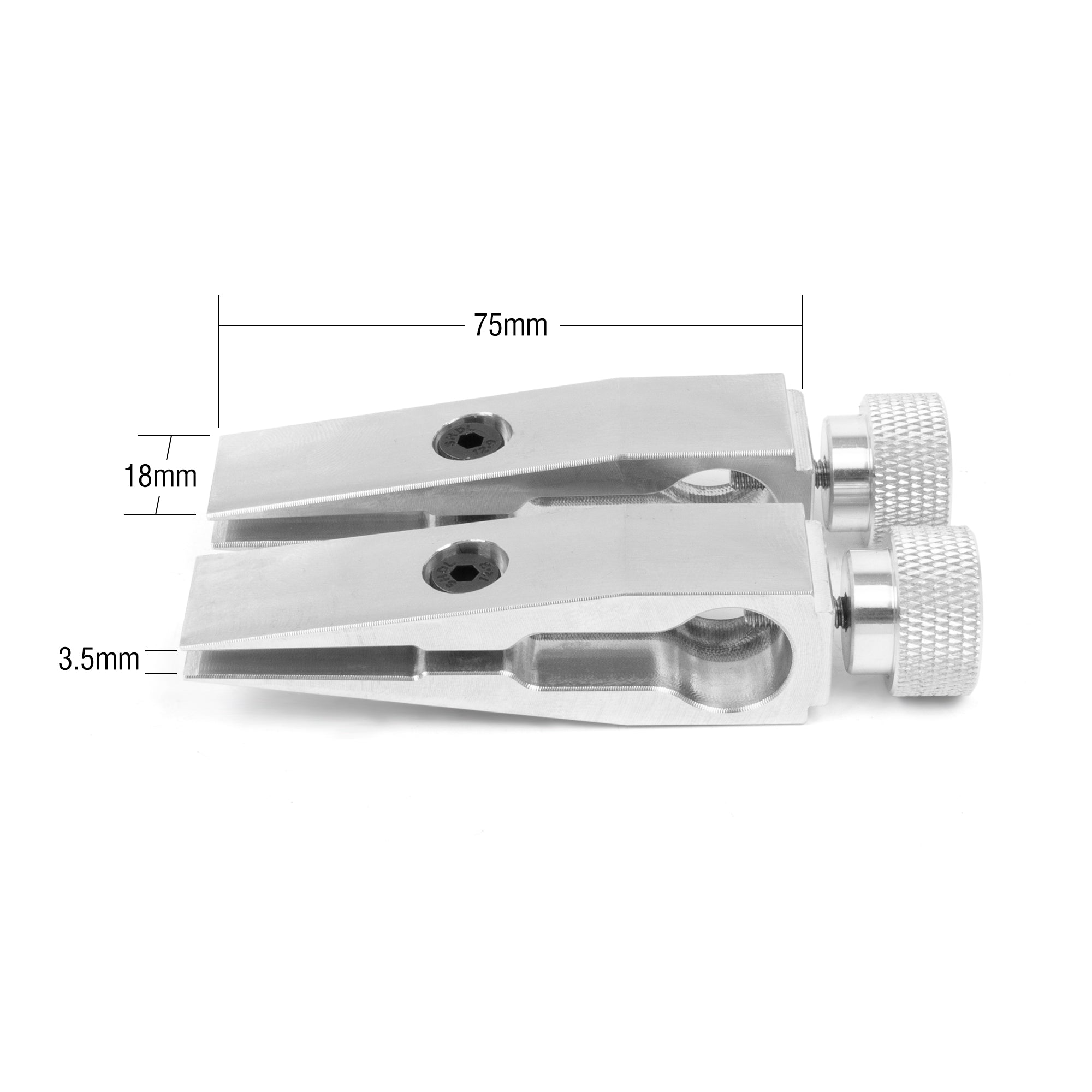 Whole Milled Thin Knife Clamp, Max. spine thickness — 3.5mm