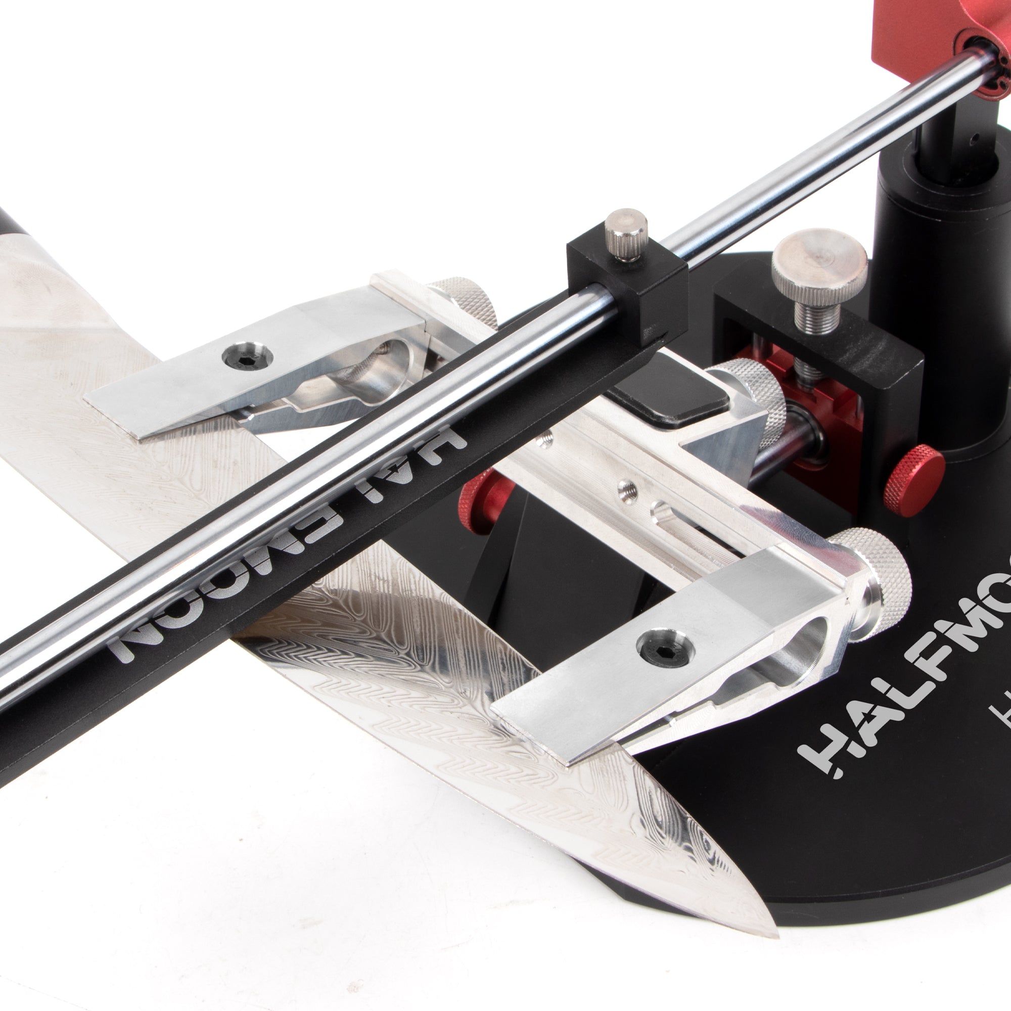 Whole Milled Thin Knife Clamp, Max. spine thickness — 3.5mm, (2-in-1 Function: Center & Side Mounting)