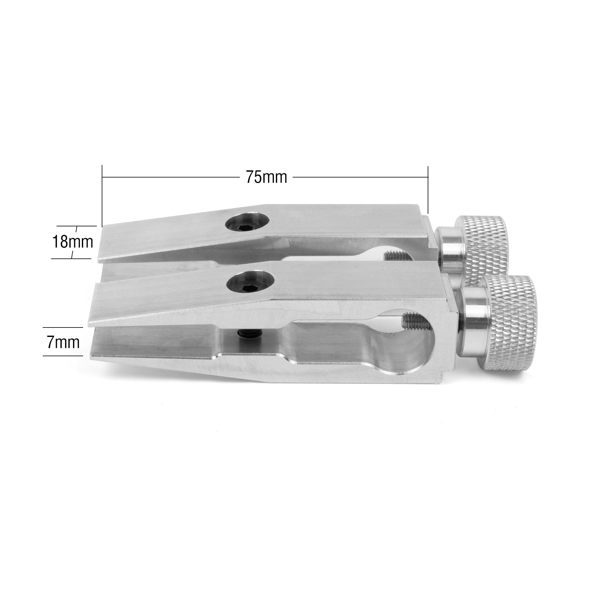 Whole Milled Thick Knife Clamp, Max. spine thickness — 7mm